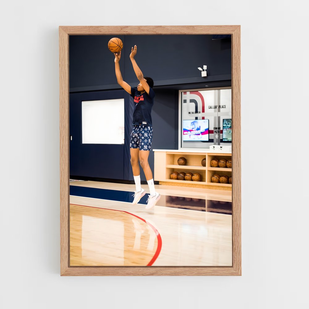 Poster Bilal coulibaly – affiche Basketball (vue 4)